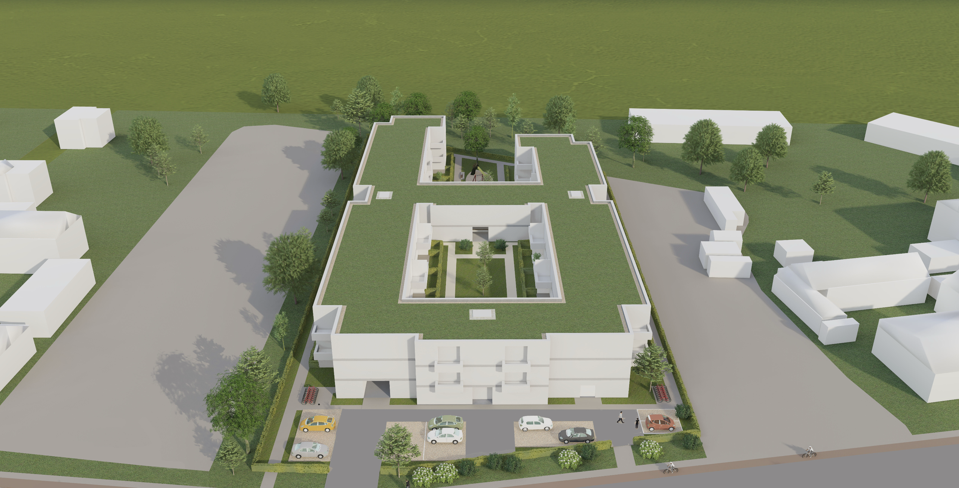 Architekturskizze Vorderseite
